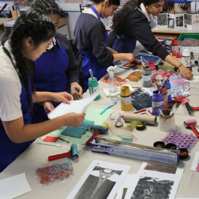 Year 11 Experimental Textiles Session